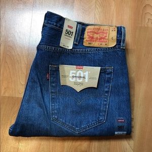 NEW Men’s Levi’s 501 Original Fit Jeans 40x30
